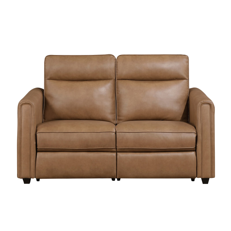 Modern Brown Power Recliner Sofa Set 3pc Sofa Loveseat Chair USB Ports Zero Wall Reclining Design Faux Leather Upholstery Furniture