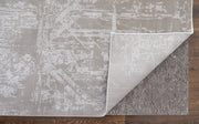 Prasad Modern Abstract, Ivory/Taupe/Silver