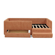 Safe Kids Bed With Guardrails And Storage