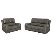 Boyce Charcoal 2-piece Triple Power Reclining Sofa Set