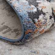 Gilmore Modern Distressed, Ivory/Blue/Taupe