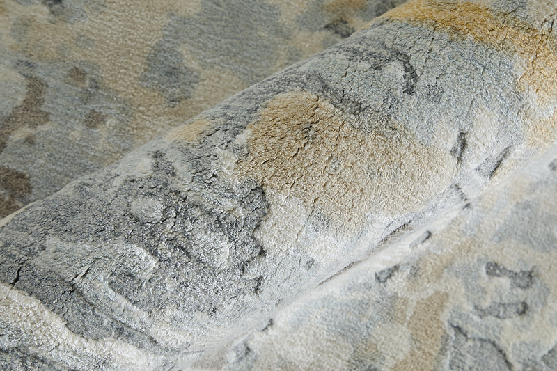 Braden Modern Abstract, Blue/Gray/Brown
