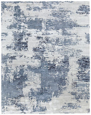 Zarah Modern Abstract, Blue/Ivory