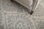 Belfort Traditional Floral & Botanical, Ivory/Gray