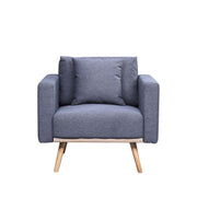 Easton - Fabric Living Room Set With USB Charging Ports Pockets And Pillows (Set of 2)