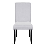 5 Piece Round Dining Table Set, Modern Dining Table And 4 Upholstered Chairs For Dining Room
