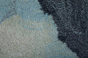 Kawai Modern Abstract, Green/Blue/Ivory