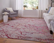 Pryor Modern Abstract, Pink/Gray/Taupe