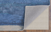 Anya Transitional Abstract, Blue/Ivory