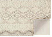 Anica Transitional Geometric, Ivory/Taupe/Gray