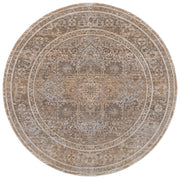Celene Traditional Medallion, Tan/Brown/Ivory