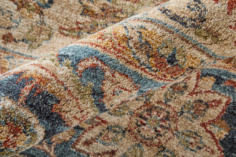 Pearson Traditional Persian, Ivory/Tan/Blue