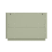 6 Drawer Dresser for Bedroom, 46.5' Wide Modern Large Chest of Drawers with Handle Free & Ripple Design,Wooden Clothes Storage Organizer for Closet, Nursery, Living Room, Apartment, Sage Green