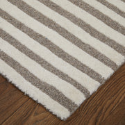 Kimball Transitional Abstract, Taupe/Ivory