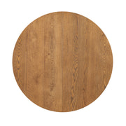 TOPMAX Modern 5-Piece Extendable Round Dining Table Set with 16.2inch Removable Leaf for Small Places, Walnut(old sku:SP000062)