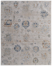 Pasha Transitional Floral & Botanical, Taupe/Ivory/Blue