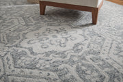 Belfort Traditional Geometric, Gray/White