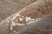 Pryor Modern Abstract, Taupe/Brown/White