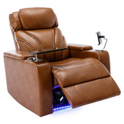 Power Motion Recliner Electric Power Recliner With USB Charging Port, Hidden Arm Storage, Convenient Cup Holder And tooth Speaker