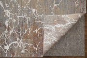 Pryor Modern Abstract, Taupe/Brown/White
