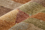 Pearson Modern Abstract, Brown/Tan/Green