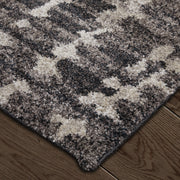 Skyview Modern Abstract, Black/Gray/Ivory