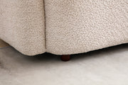 C3-2507, 3+1+1, Luxury Modern Couch for Living Room, Beige Boucle Fleece Upholstered Comfy Couch for Apartment Home Office, Light Beige