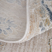 Pasha Transitional Floral & Botanical, Taupe/Ivory/Blue