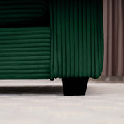 Modern Classic Fabric Single Chair Deep Seat Sofa With Pillow