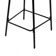 Boho Style Handwoven Paper Rope Counter Stools (Set of 2)