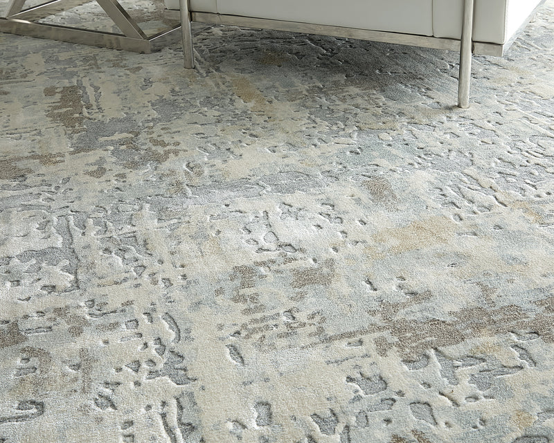 Braden Modern Abstract, Blue/Gray/Brown