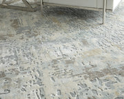 Braden Modern Abstract, Blue/Gray/Brown