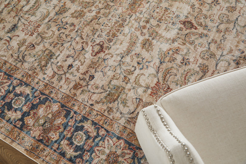 Pearson Traditional Persian, Ivory/Tan/Blue