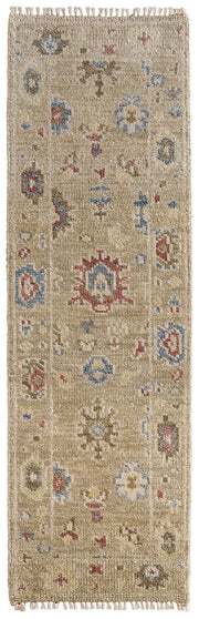 Fillmore Transitional Floral & Botanical, Brown/Tan/Blue