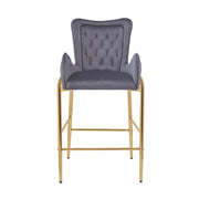 Fabric Counter Height Bar Stools (Set of 2)
