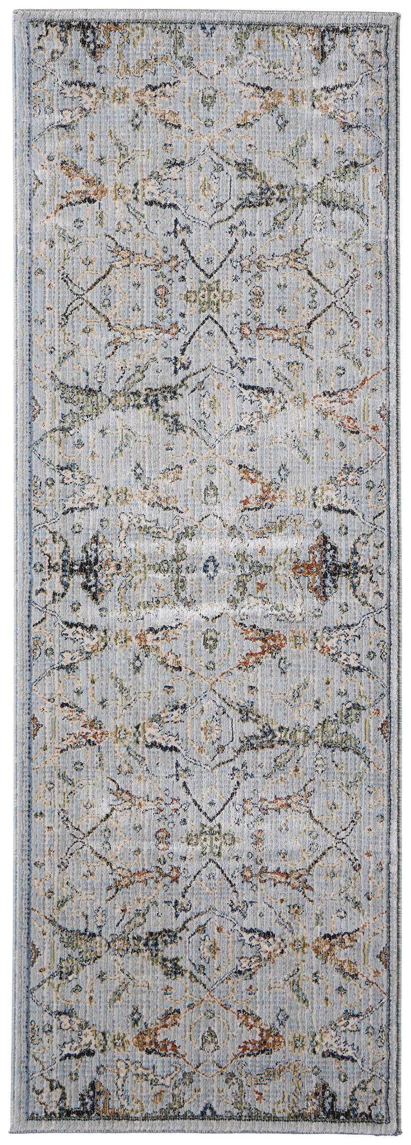 Melrose Traditional Floral & Botanical, Blue/Green/Ivory