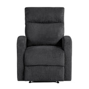Reclining Sofa Set 3pc Dark Gray Sofa Loveseat Chair with Side Pockets Plush Foam Comfort Modern Wall-Hugger Design Living Room Furniture