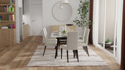Gilmore Modern Stripes, Ivory/Orange/Gray