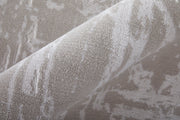 Prasad Modern Abstract, Ivory/Taupe/Silver