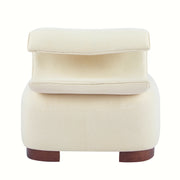 Modern Beige Polyester Accent Chair for Living Room - Pet-Friendly, 330 lbs Weight Capacity, Stylish & Durable Design