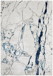 Indio Modern Abstract, Ivory/Blue/Black