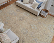Grafton Transitional Floral & Botanical, Tan/Gray/Ivory
