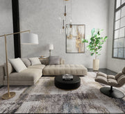 Skyview Modern Abstract, Gray/Taupe/Ivory
