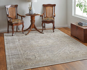 Celene Traditional Medallion, Tan/Brown/Ivory