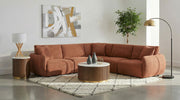 Logan Coral 5-piece Modular Sectional Sofa