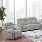 Modern Living Room Set With Pillow Arms
