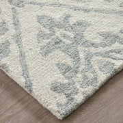 Belfort Traditional Floral & Botanical, Ivory/Gray