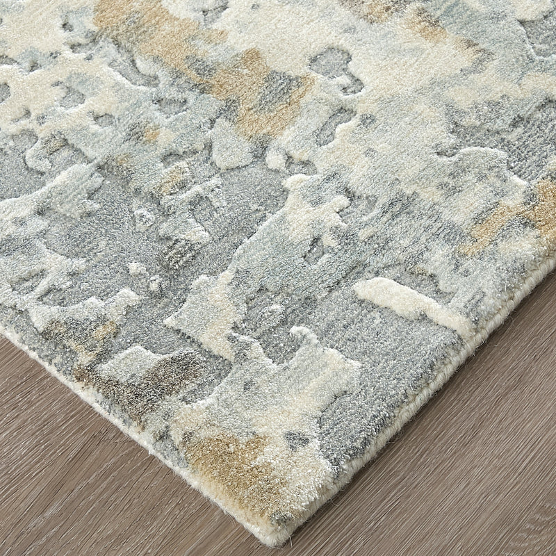 Braden Modern Abstract, Blue/Gray/Brown