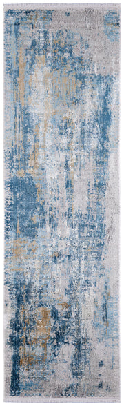 Cadiz Modern Abstract, Blue/Gray/Gold