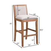 Upholstered Barstools (Set of 2)